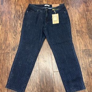 Coldwater Creek Dark Blue Ankle Jeans